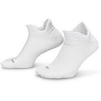 Nike Unisex Running Lightweight No-Show Socks (1 Pair) - White