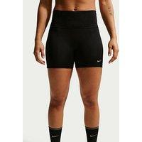 Nike Womens Running High Waisted 4 Inch Tight Shorts - Black