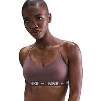 Nike Womens Training Padded Adjustable Sports Bra - Brown