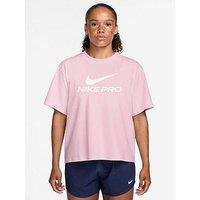 Nike Womens Training Pro 365 Dri-Fit Loose T-Shirt - Pink