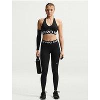 Nike Womens Training Pro 365 Dri-Fit Mid Rise Leggings - Black/White