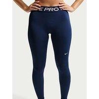Nike Womens Pro 365 Dri-Fit Training Mid Rise Tights - Navy