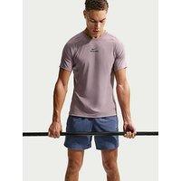 Nike Mens Training Dri-Fit Short Sleeve Top - Light Purple