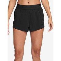 Nike Womens Running Breathe Brief Lined Running Shorts - Black