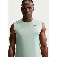 Nike Mens Training Dri-Fit Sleeveless Fitness T-Shirt - Green