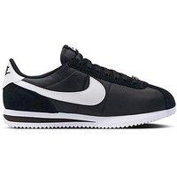Nike Women'S Cortez Textile Trainers - Black