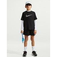 Nike Junior Boys Training Dri-Fit Short Sleeve Top - Black
