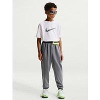 Nike Junior Boys Training Dri-Fit Short Sleeve Top - White