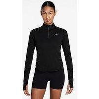Nike Womens Running Dri-Fit 1/4 Zip Top - Black