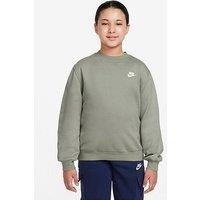 Nike Big Kids Sportswear Club Sweatshirt - Green