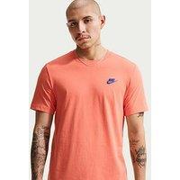 Nike Mens Sportswear Club T-Shirt - Orange
