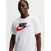Nike Mens Sportswear Icon Futura T-Shirt - White