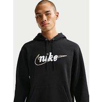 Nike Mens Club Fleece Hoodie - Black