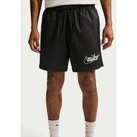 Nike Mens Club Woven Flow Shorts - Black