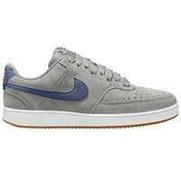 Nike Mens Court Vision Low Trainers - Black