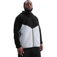 Nike Mens Tech Fleece Full Zip Windrunner Hoodie - Black