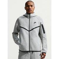 Nike Mens Tech Fleece Full Zip Windrunner Hoodie - Grey