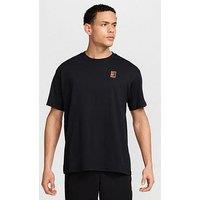 Nike Mens Tennis Short Sleeve 90 T-Shirt - Black