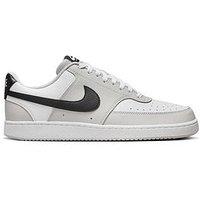 Nike Mens Court Vision Low Trainers - Black