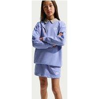 Nike Big Kids Sportswear Club Oversized Sweatshirt - Purple