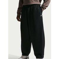 Nike Mens Club Oversized French Terry Pants - Black