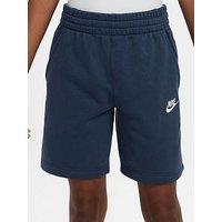 Nike Big Kids Sportswear Club French Terry Shorts - Navy