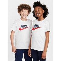 Nike Big Kids Sportswear Futura T-Shirt - White