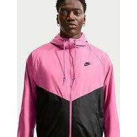 Nike Mens Windrunner Lined Jacket - Pink/Black
