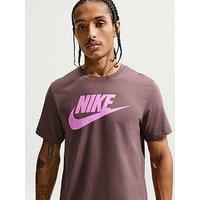 Nike Mens Sportswear Icon Futura T-Shirt - Purple