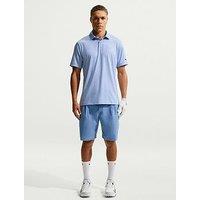 Nike Mens Golf Victory Floral Polo Shirt - White/Blue