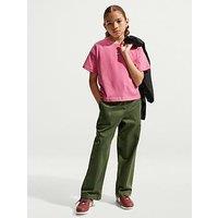 Nike Big Kids Girls Sportswear Boxy Essential T-Shirt - Pink