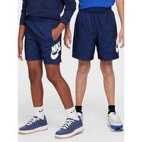 Nike Big Kids Sportswear Club Woven Shorts - Navy