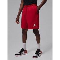 Jordan Nike Mens Jumpman Fleece Shorts - Red