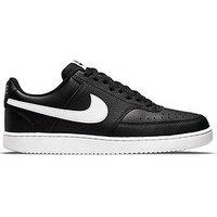 Nike Men'S Court Vision Low Next Nature Trainers - Black