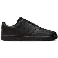 Nike Men'S Court Vision Low Next Nature Trainers - Black