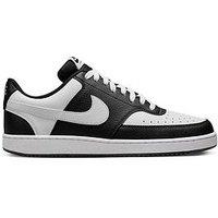 Nike Mens Court Vision Low Trainers - Black