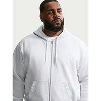 Nike Mens Club Full Zip Hoodie - Grey