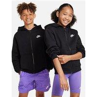 Nike Big Kids Sportswear Club Full Zip Hoodie - Black