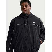 Nike Mens Club Athlete Hooded Jacket - Black