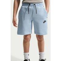 Nike Big Kids Tech Fleece Boys Shorts - Blue