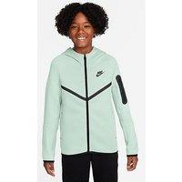 Nike Big Kids Tech Fleece Full Zip Hoodie - Green