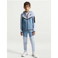 Nike Big Kids Tech Fleece Full Zip Hoodie - Blue