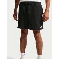 Nike Mens Club Flow French Terry Shorts - Black