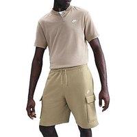 Nike Mens Club Cargo Shorts - Beige