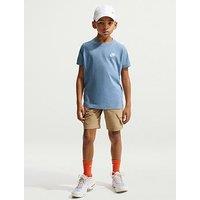 Nike Big Kids Sportswear Embroidered Futura T-Shirt - Blue