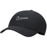 Nike Mens Club Unstructured Swoosh Cap - Black