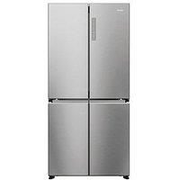Haier Hcr7818Dnmm Total No Frost American Fridge Freezer Inox