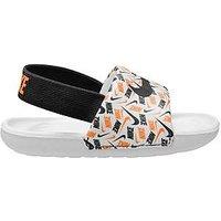 Nike Baby/Toddler Kawa Aop Slides - White