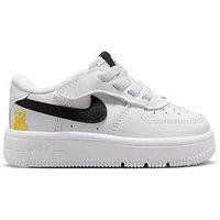 Nike Baby/Toddler Force 1 Low Easyon Trainers - White/Black