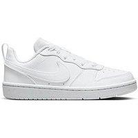 Nike Big Kids' Court Borough Low Recraft Trainers - White